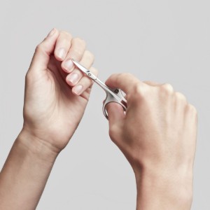 Ножица за кожички от неръждаема стомана сатен, 90 мм - Zwilling TWINOX