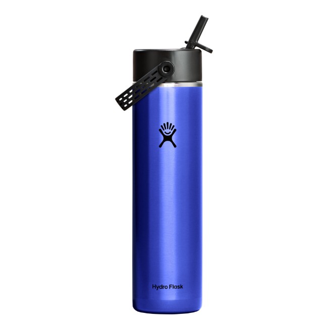"Lightweight Straw" термоизолирана бутилка, неръждаема стомана, 710 ml, Sapphire Blue - Hydro Flask