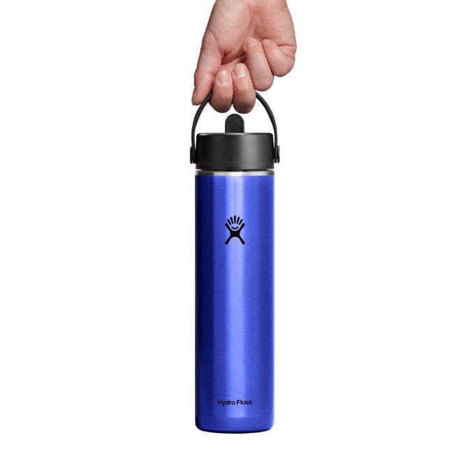 "Lightweight Straw" термоизолирана бутилка, неръждаема стомана, 710 ml, Sapphire Blue - Hydro Flask