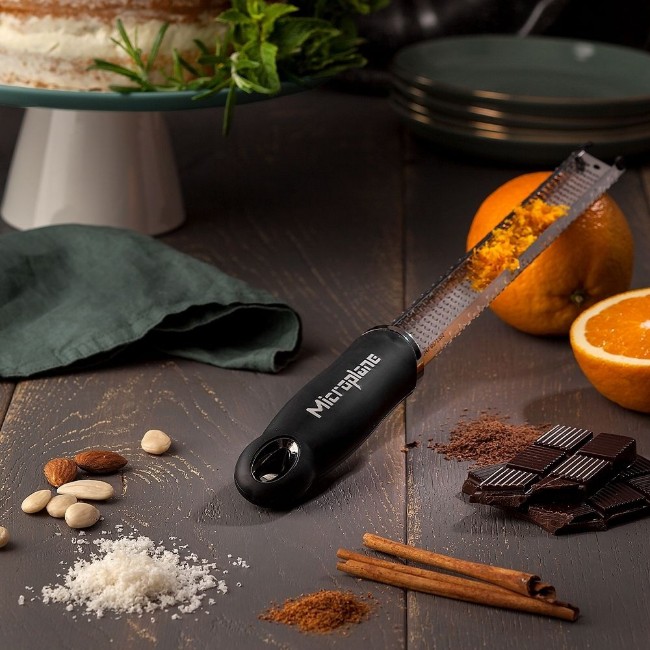 Класическо ренде, хирургическа неръждаема стомана, 32,5 см, черно - Microplane