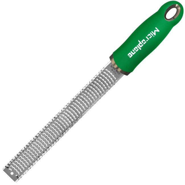 Класическо ренде, хирургическа неръждаема стомана, 32,5 см, Fresh Basil Green - Microplane