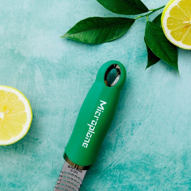 Класическо ренде, хирургическа неръждаема стомана, 32,5 см, Fresh Basil Green - Microplane