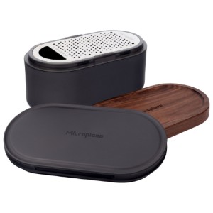 Ренде с контейнер и 2 капака, Dark Grey - Microplane
