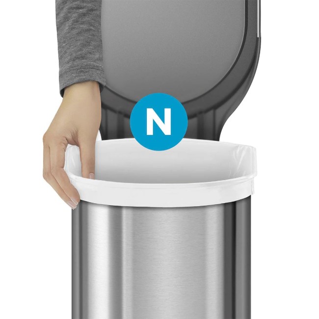 Комплект торби за боклук, код N, 45-50 л/ 60 бр., пластмасови - simplehuman