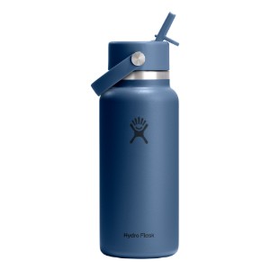 Термоизолационна бутилка, неръждаема стомана, 950 мл, "Wide Straw", Harbor Blue - Hydro Flask