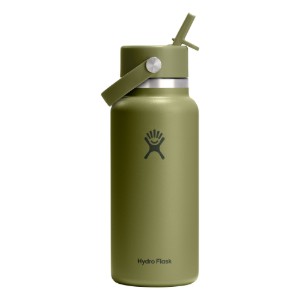 Термоизолационна бутилка, неръждаема стомана, 950 мл, "Wide Straw", Palmer Green - Hydro Flask