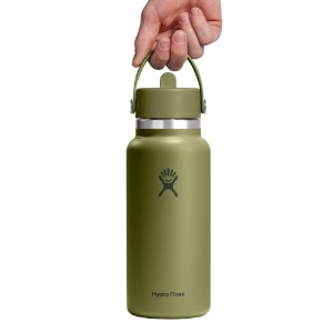Термоизолационна бутилка, неръждаема стомана, 950 мл, "Wide Straw", Palmer Green - Hydro Flask