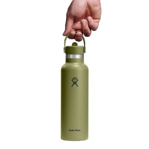 Термоизолационна бутилка, неръждаема стомана, 620 мл, "Standard Straw", Palmer Green - Hydro Flask