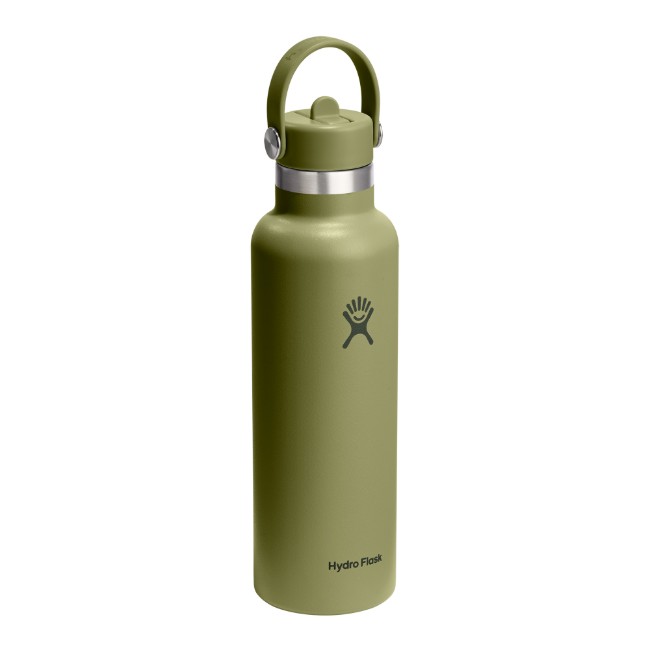 Термоизолационна бутилка, неръждаема стомана, 620 мл, "Standard Straw", Palmer Green - Hydro Flask