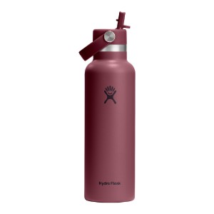 Термоизолационна бутилка, неръждаема стомана, 620 мл, "Standard Straw", Burgundy - Hydro Flask