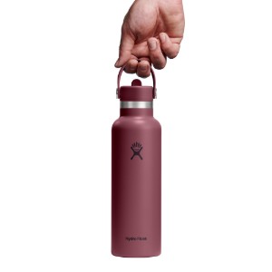Термоизолационна бутилка, неръждаема стомана, 620 мл, "Standard Straw", Burgundy - Hydro Flask