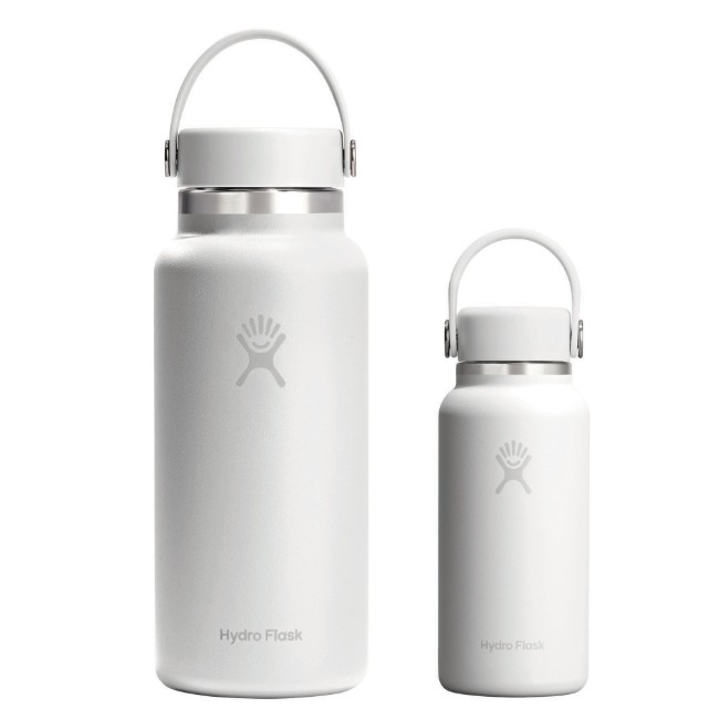 Термоизолационна бутилка, неръждаема стомана, 300 мл, "Micro Hydro", Tonal White - Hydro Flask