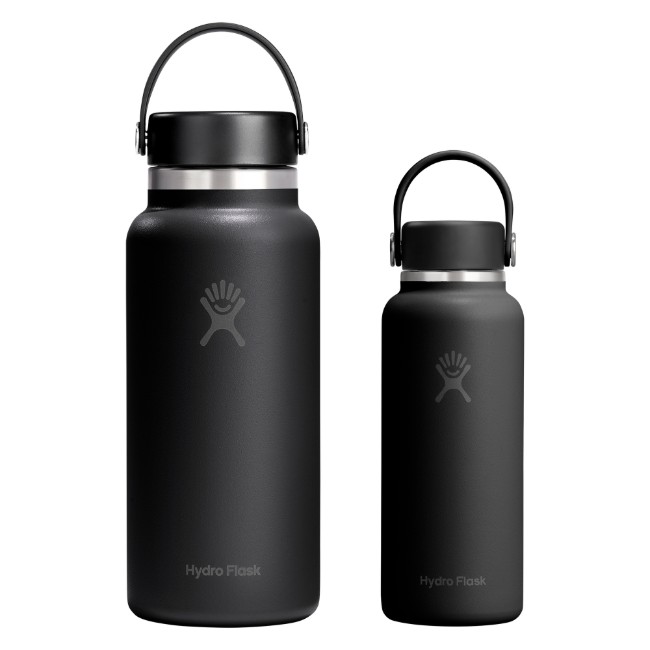 Термоизолационна бутилка, неръждаема стомана, 400 мл, "Micro Hydro", Tonal Black - Hydro Flask