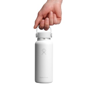 Термоизолационна бутилка, неръждаема стомана, 400 мл, "Micro Hydro", Tonal White - Hydro Flask