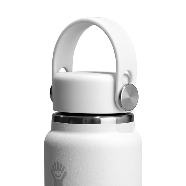 Термоизолационна бутилка, неръждаема стомана, 400 мл, "Micro Hydro", Tonal White - Hydro Flask