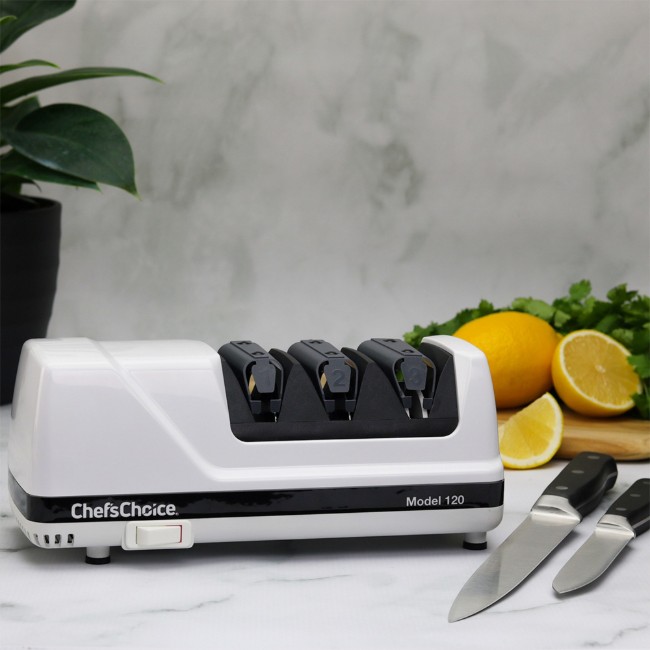 Електрическа точилка за ножове Модел 120, бяла - Chef's Choice