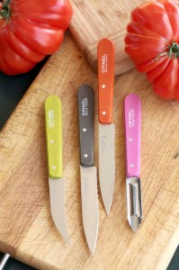 Комплект ножове от 4 части, неръждаема стомана, "Les Essentiels" - Opinel