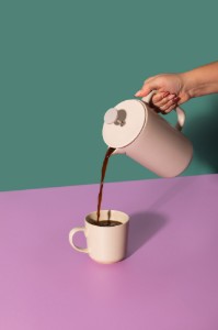 Кафетиер за френска преса, керамичен, 1 л, "Arezzo", Latte – La Cafetière