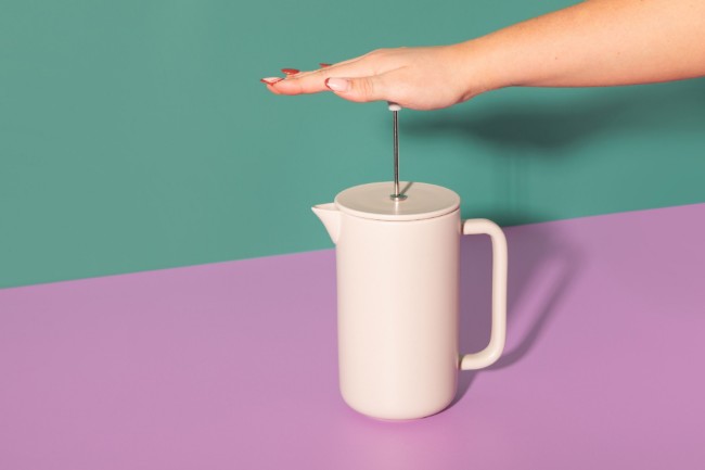 Кафетиер за френска преса, керамичен, 1 л, "Arezzo", Latte – La Cafetière