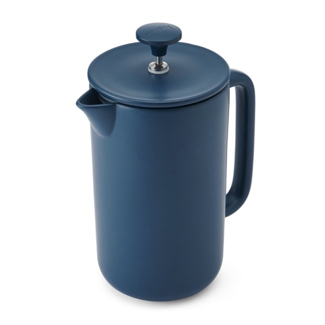 Френска преса Cafetière, керамика, 1 л, "Арецо", тъмносиня – La Cafetière