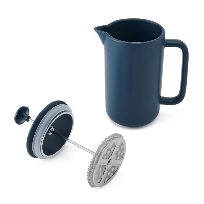 Френска преса Cafetière, керамика, 1 л, "Арецо", тъмносиня – La Cafetière