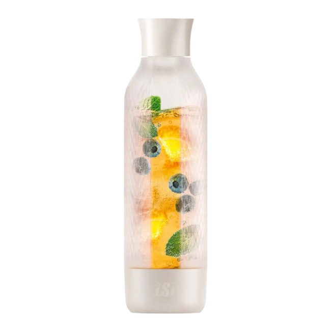 Twist'n Sparkle Virtuoso бутилка за газиране, 950 ml, Ivory - iSi