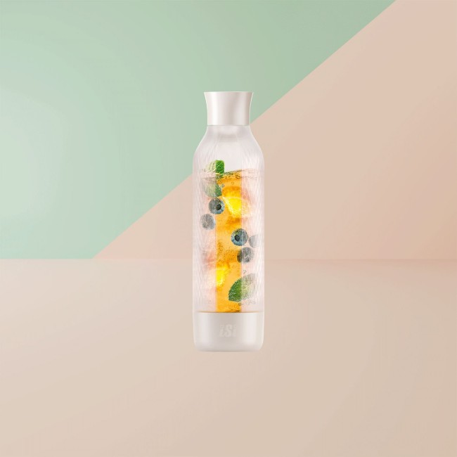 Twist'n Sparkle Virtuoso бутилка за газиране, 950 ml, Ivory - iSi