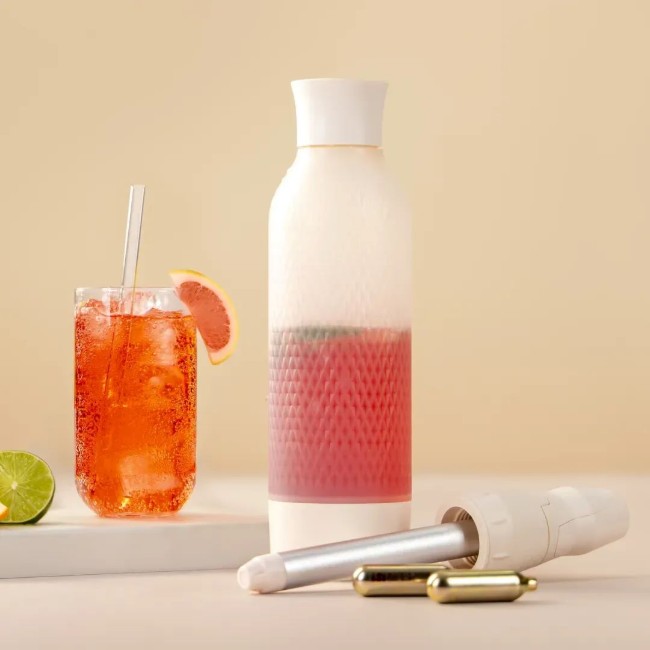 Twist'n Sparkle Virtuoso бутилка за газиране, 950 ml, Ivory - iSi