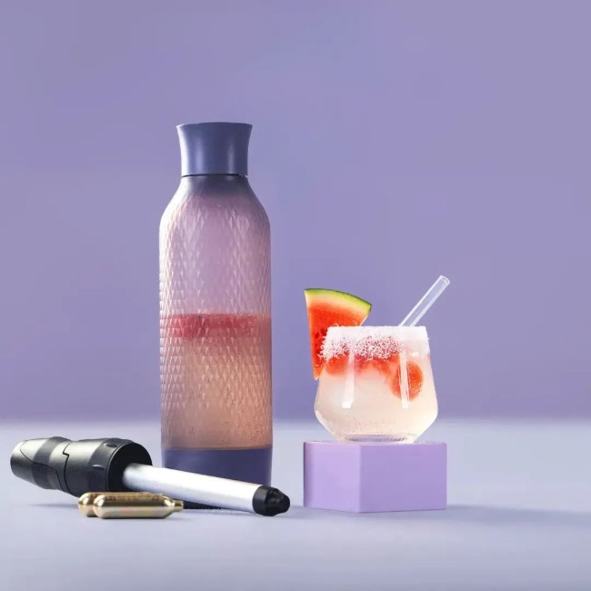 Twist'n Sparkle Virtuoso бутилка за газиране, 950 ml, Lilac - iSi