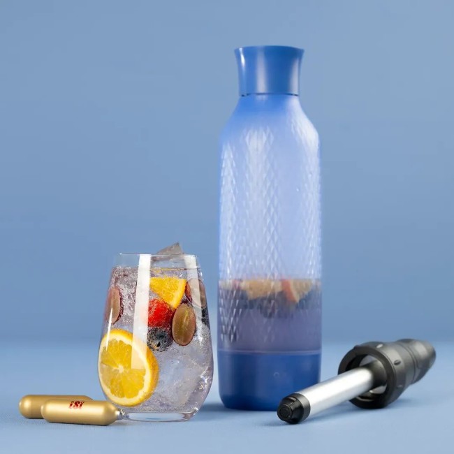 Twist'n Sparkle Virtuoso бутилка за газиране, 950 ml, Wave - iSi