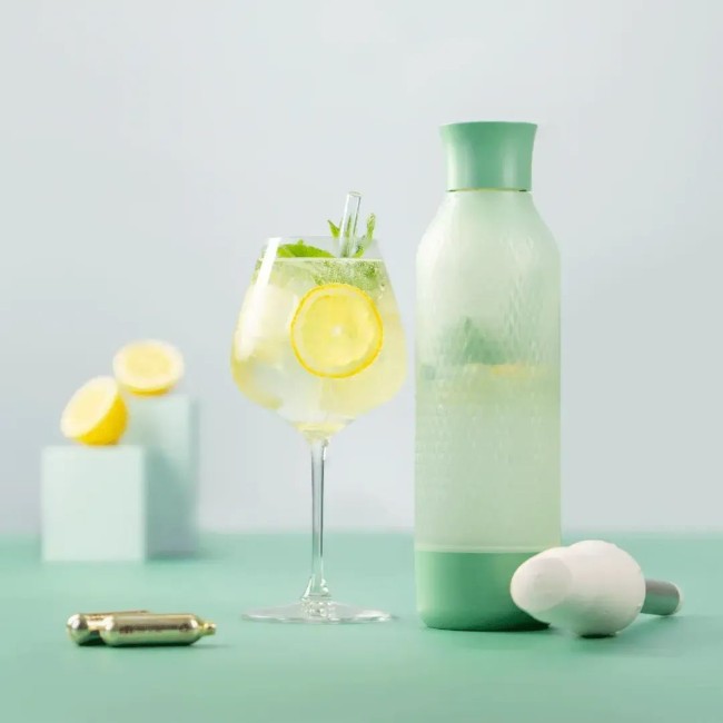 Twist'n Sparkle Virtuoso бутилка за газиране, 950 ml, Sage - iSi