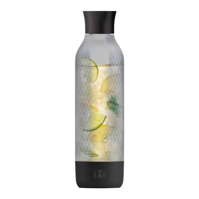 Twist'n Sparkle Virtuoso бутилка за газиране, 950 ml, Onyx - iSi