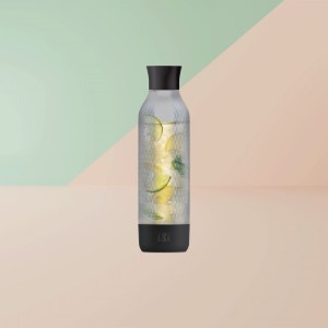 Twist'n Sparkle Virtuoso бутилка за газиране, 950 ml, Onyx - iSi