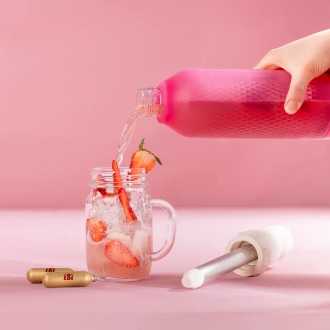 Twist'n Sparkle Virtuoso бутилка за газиране, 950 ml, Candy - iSi