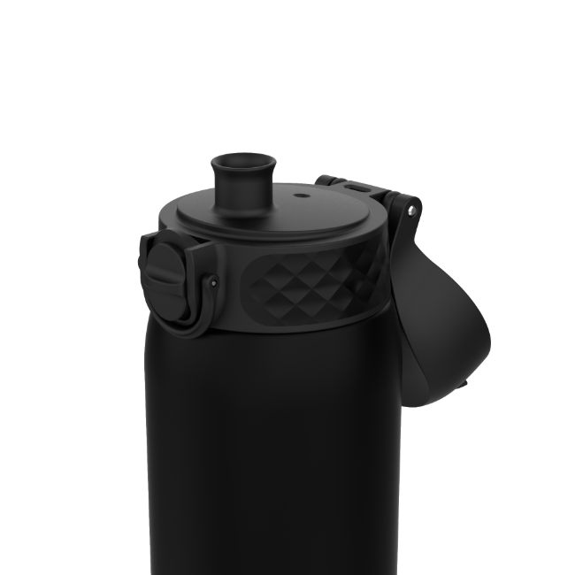 Капак за бутилка за вода, recyclon™, размер S, Black - Ion8
