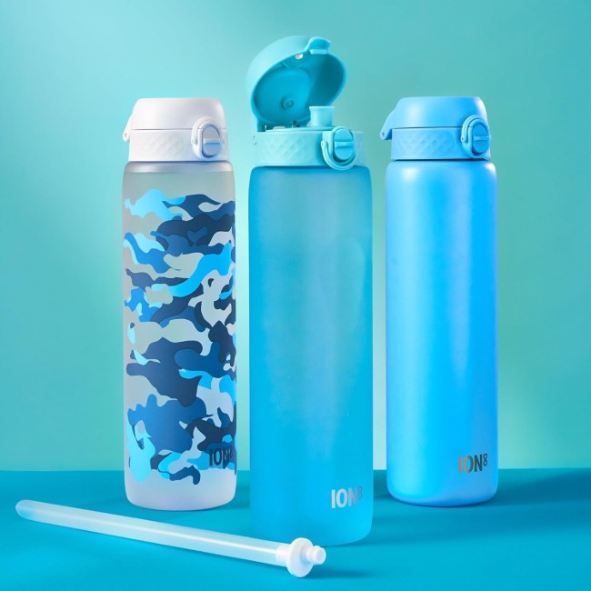 Сламка за многократна употреба, recyclon™, размер L, прозрачна - Ion8