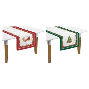 Комплект от 2 пътеки за маса, памук, 140 x 45 см, "Christmas Heritage" - Easy Life