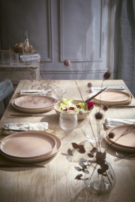 Керамична чиния, 21 см, "Epicure", Powder Pink - Emile Henry