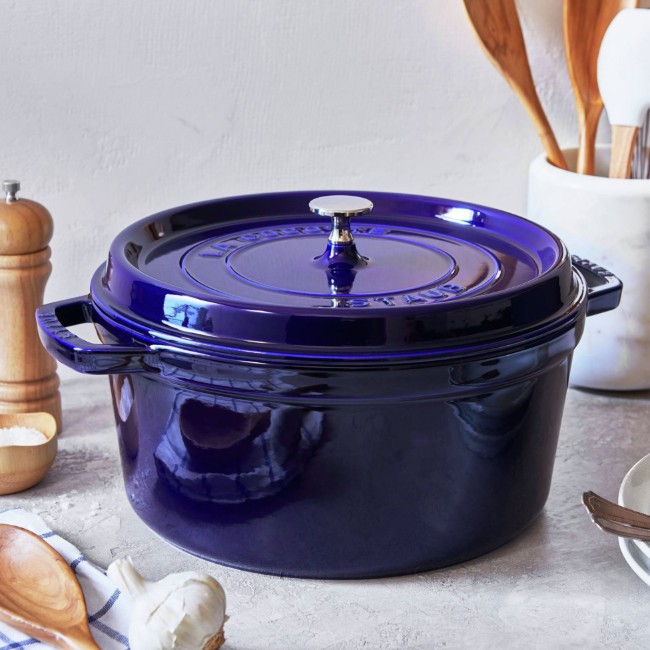 Тенджера за готвене Cocotte, чугун, 26cm/5,2L, Dark Blue - Staub
