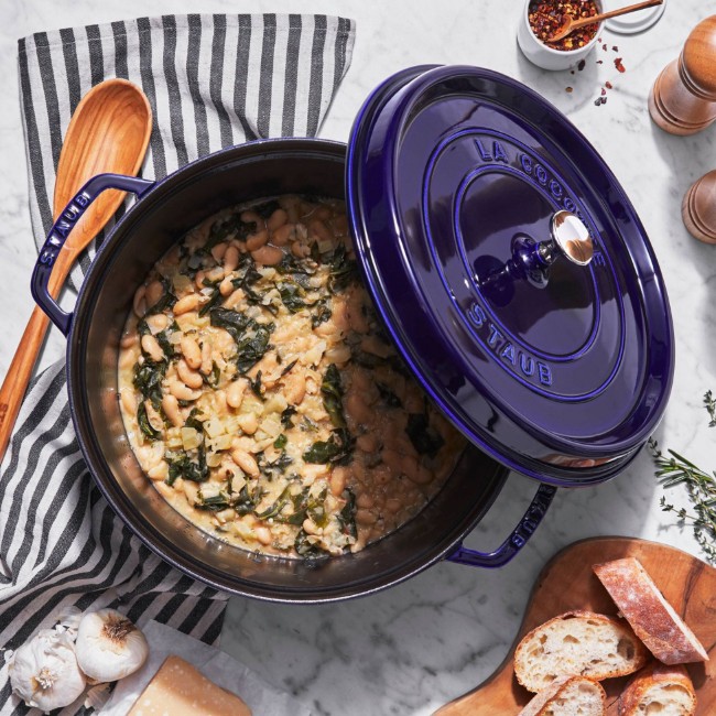 Тенджера за готвене Cocotte, чугун, 26cm/5,2L, Dark Blue - Staub