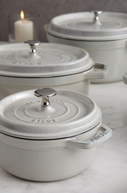 Тенджера Cocotte, чугун, 20 см/2,2 л, White Truffle - Staub