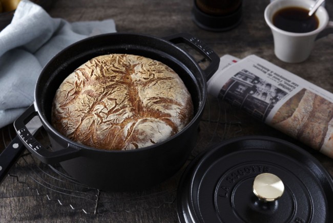 Тенджера за готвене, чугун, 22 см/2.6л, Black - Staub
