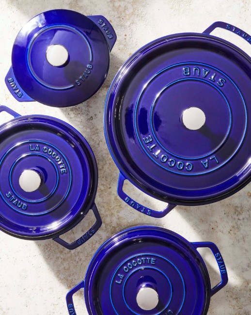 Тенджера Cocotte, чугун, 22 см/2,6 л, Dark Blue - Staub