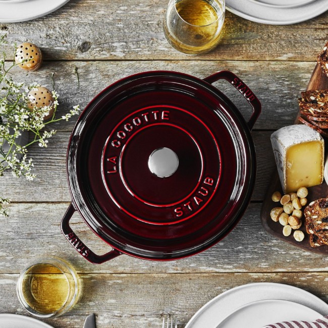 Чугунен съд за готвене Cocotte, 24 см/3,8 л, Гренадин - Staub