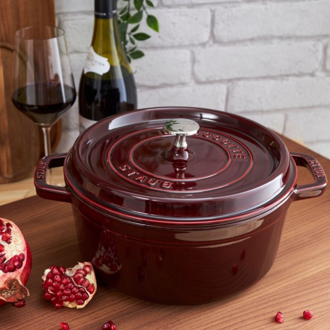 Чугунен съд за готвене Cocotte, 24 см/3,8 л, Гренадин - Staub
