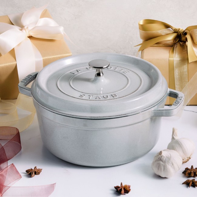 Чугунена тенджера Cocotte, 24 см/3,8 л, Graphite Grey - Staub