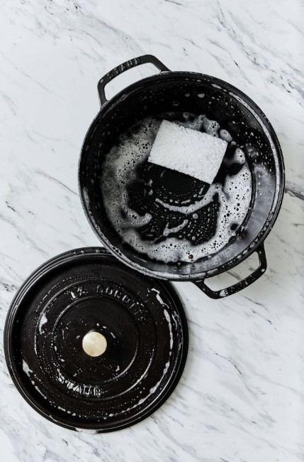 Тенджера Cocotte, чугунена, 26 см/5,2 л, Black - Staub