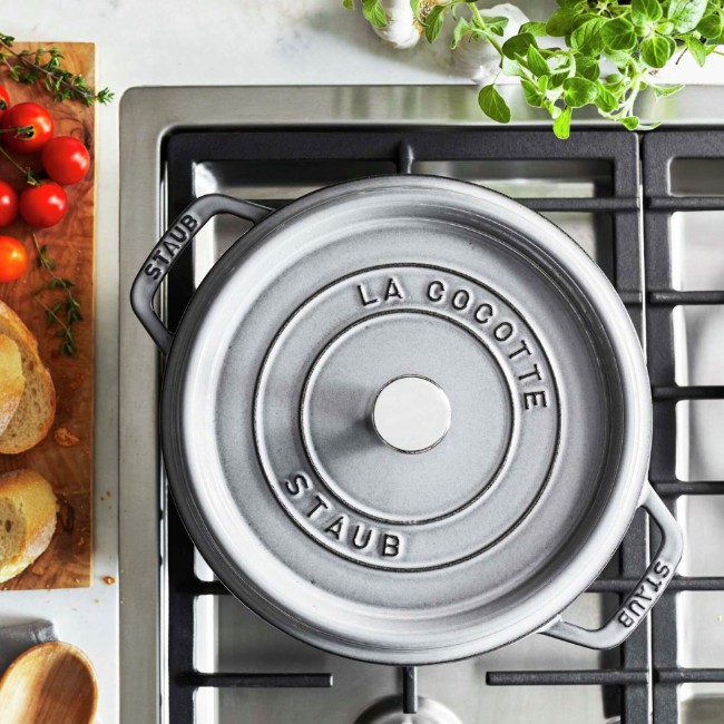 Тенджера Cocotte, чугун, 30 см/8,35 л, Graphite Grey - Staub