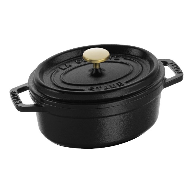 Овална тенджера Cocotte, чугун, 15 см/0,6 л, Black - Staub