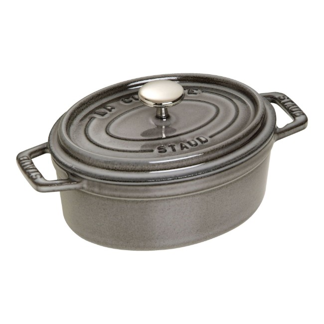 Овална тенджера Cocotte, чугун, 15 см/0,6 л, Graphite Grey - Staub